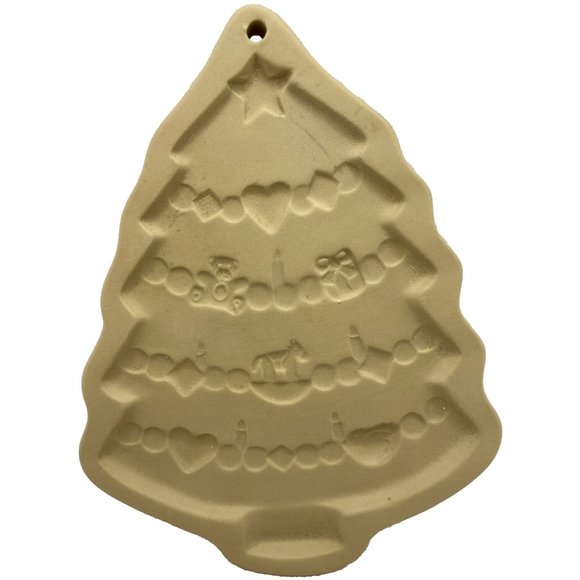 Set of 3 Brown Bag Cookie Art Molds Nutcracker Wreath Christmas Tree Recipe Book - Picture 5 of 12